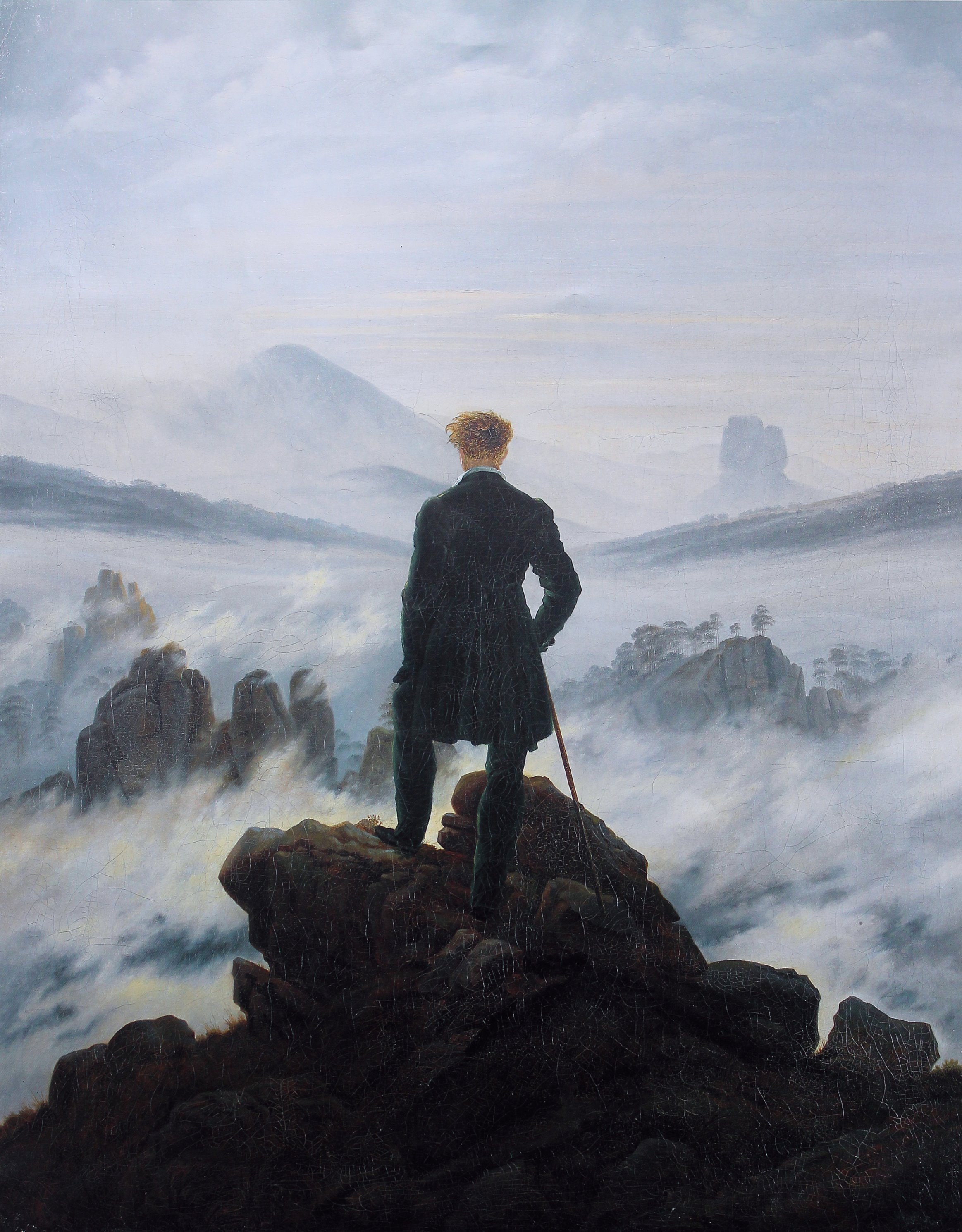 Wanderer above the Sea of Fog – Caspar David Friedrich